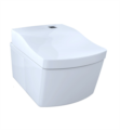 TOTO CWT994CEMFG#01 Neorest EW Wall-Hung One-Piece Square Toilet, Universal Height with 1.28 GPF & 0.9 GPF Dual Flush