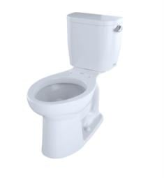 TOTO CST244EFR#01 Entrada Two-Piece Elongated Toilet with 1.28 GPF Single Flush and Right Hand Trip Lever