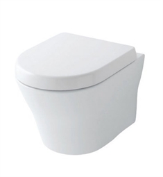 TOTO CWT437117MFG-3#01 MH 20 7/8" Wall-Hung One-Piece D-Shape Toilet with 1.28 GPF & 0.9 GPF Dual Flush in Cotton