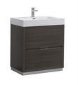 Fresca FCB8430GO-I Valencia 30" Gray Oak Free Standing Modern Bathroom Vanity