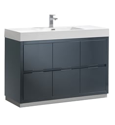 Fresca FCB8448GG-I Valencia 48" Dark Slate Gray Free Standing Modern Bathroom Vanity