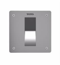 TOTO TEU3LA11#SS EcoPower 0.5 GPF High-Efficiency Concealed Urinal Flush Valve with 3/4" Back Spud Wall Inlet in Stainless Steel