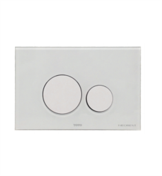 TOTO YT994#WH Neorest 9 1/2" Rectangle Dual Button Push Plate for Toilet in White
