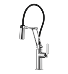 Brizo 63244LF Litze 21 1/2" Articulating Kitchen Faucet with Industrial Handle
