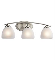 Kichler 45119NI Calleigh 3 Light 26" Incandescent Wall Mount Bath Light in Brushed Nickel