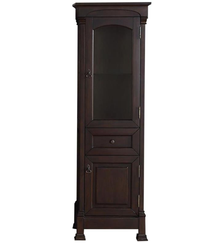 James Martin 65 Floor Standing Tall Linen Cabinet In Burnished