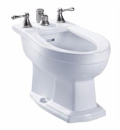 TOTO BT784B Clayton 25 1/2" Elongated Bidet with Vertical Spray for Deck Mounted Faucet