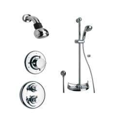 LaToscana WH-OPTION3 Water Harmony Thermostatic Shower System with Three Way Diverter and Slide Bar Kit