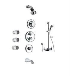 LaToscana WH-OPTION8 Water Harmony Thermostatic Shower System with Three Way Diverter and Tub Spout