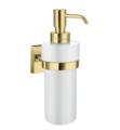 Smedbo RV369P House 1 3/4" Wall Mount Soap Dispenser in Polished Brass