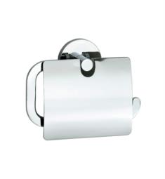 Smedbo L3414 Loft 6" Wall Mount Euro Toilet Roll Paper Holder with Lid
