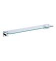 Cool Lines C3198 Modern 20 1/2" Wall Mount Glass Toiletry Shelf in Polished Chrome