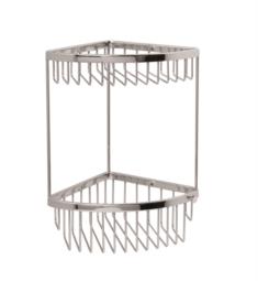 Valsan M855CR Classic 9 1/4" Wall Mount Two Tier Corner Basket in Chrome