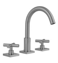Jaclo 8881-TSQ462 Uptown Contempo 8 5/8" Double Hub Base Cross Handle Bathroom Sink Faucet