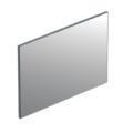 Sonia 162017 Aluglass 39 3/8" Aluminum Framed Rectangular Wall Mirror