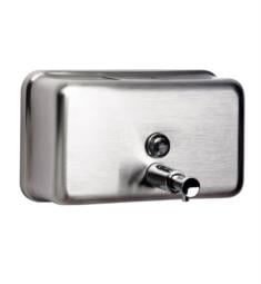Sonia 090488 8 1/4" Wall Mount Horizontal Soap Dispenser in Polished Stainless Steel