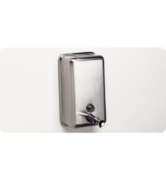 Sonia 132706 4 3/4" Wall Mount Vertical Soap Dispenser in Polished Stainless Steel