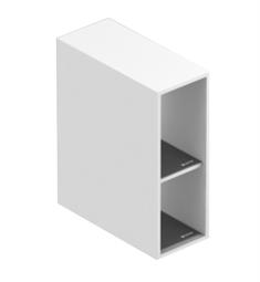 Sonia 166893 Evolve 18" Wall Mount Open Side Cabinet in White Gloss