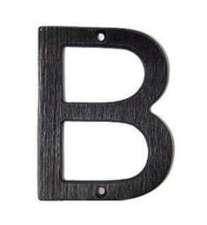 Smedbo V031 Villa 4 1/8" Stainless Steel House Letter "B" in Black