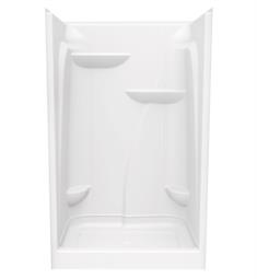 Aquatic WE148 48" Alcove Cast Acrylic Shower Wall with Center Drain