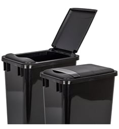 Hardware Resources CAN-35LID Lid for 35 Quart Plastic Waste Container in Black