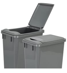 Hardware Resources CAN-35LIDGRY Lid for 35 Quart Plastic Waste Container in Grey