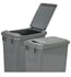 Hardware Resources Lid for 35 Quart Plastic Waste Container in Grey