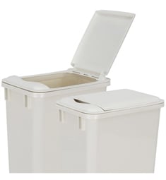 Hardware Resources CAN-35LIDW Lid for 35 Quart Plastic Waste Container in White