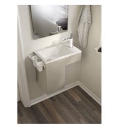 Sonia 163243 Puzzle 19 1/2" Wall Mount Right Side Single Bathroom Vanity in Arena Matte
