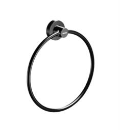Sonia 166220 Tecno Project 8 1/4" Wall Mount Towel Ring in Matte Black