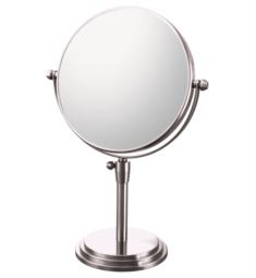 Aptations 81745 Mirror Image 7 7/8" Free Standing Double Sided Adjustable Magnified Makeup Mirror in Chrome