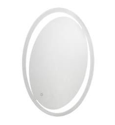 Aptations 320-00-3624HW Sergena 35 1/2" Frameless Oval Sol LED Back-Lit Wall Mirror with Touch Sensor
