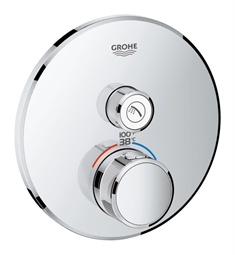 Grohe 29136 Grohtherm SmartControl Single Function Thermostatic Trim with Control Module