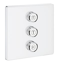 Grohe 29158LS0 Grohtherm SmartControl Triple Volume Control Trim in Moon White