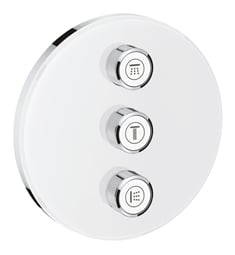Grohe 29152LS0 Grohtherm SmartControl Triple Volume Control Trim in Moon White