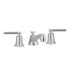 Phylrich 501-02 Hex Modern 7 1/4" Double Lever Handle Widespread Bathroom Sink Faucet
