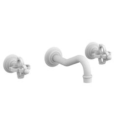 Phylrich 163-11 Couronne 9 1/2" Double Cross Handle Wall Mount Bathroom Sink Faucet