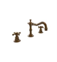 Phylrich 161-01 Henri 8 5/8" Double Cross Handle Widespread Bathroom Sink Faucet