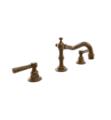 Phylrich 161-02 Henri 8 5/8" Double Lever Handle Widespread Bathroom Sink Faucet