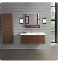 Fairmont Designs 1505-WV48 M4 48" Wall Mount Vanity in Natural Walnut