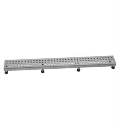 Jaclo 6212 22 1/4" - 57 3/4" Round Dotted Channel Drain Grate