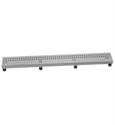 Jaclo 6222 22 1/4" - 57 3/4" Square Dotted Channel Drain Grate