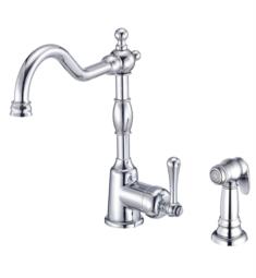 Gerber D401157 Opulence 9" One Handle 1.75 GPM Kitchen Faucet with 2.2 GPM Side Spray