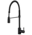Gerber DH450188BS Foodie 8 7/8" One Handle Pre-Rinse Pull-Down 1.75 GPM Kitchen Faucet in Satin Black