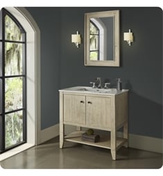 Fairmont Designs 1515-VH36 River View 36" Open Shelf Vanity in Toasted Almond