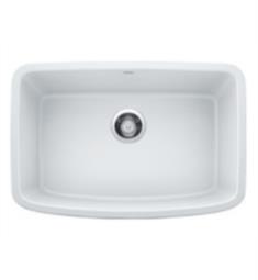 Blanco 442551 Valea 27" Single Bowl Undermount Silgranit Kitchen Sink in White
