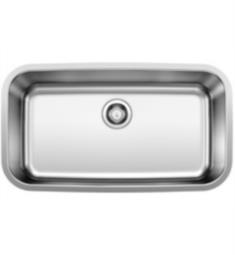 Blanco 442576 Stellar 32" Super Single Bowl Undermount Stainless Steel Kitchen Sink in Refined Brushed