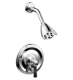 Phylrich 4-160 Hex Traditional Lever Handle Pressure Balance Shower and Diverter Set