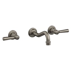 Phylrich 161-57 Henri 9 1/2" Two Lever Handle Widespread/Wall Mount Roman Tub Faucet