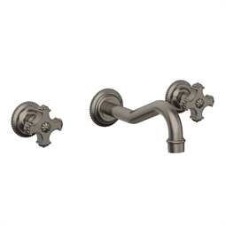 Phylrich 162-56 Marvelle 9 1/2" Two Cross Handle Widespread/Wall Mount Roman Tub Faucet